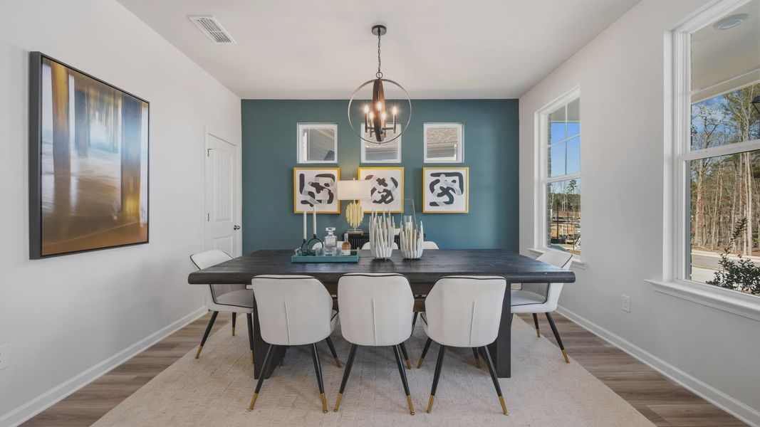 Furnished interior view inside a new home in Hamilton Lakes, Lawrenceville (Image 7).