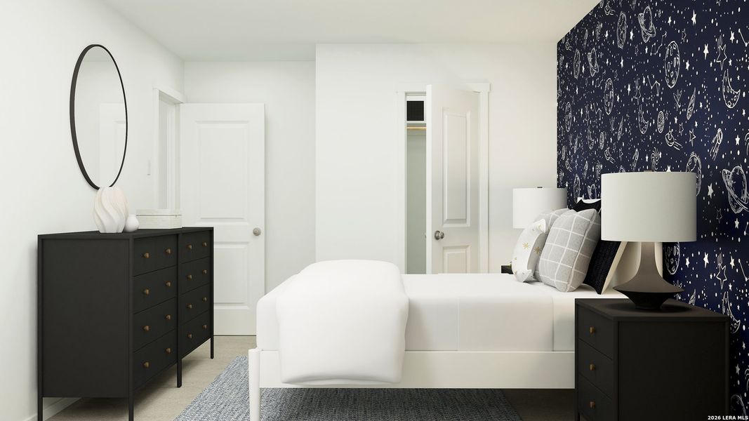 Furnished interior view inside a new home in , San Antonio (Image 7).