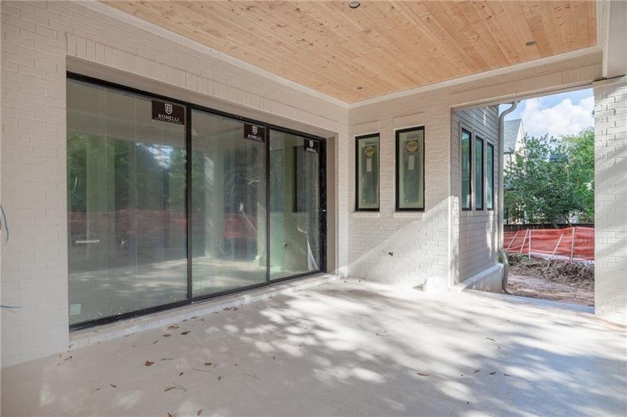 In-progress construction of a new home in , Brookhaven, GA (Image 9).