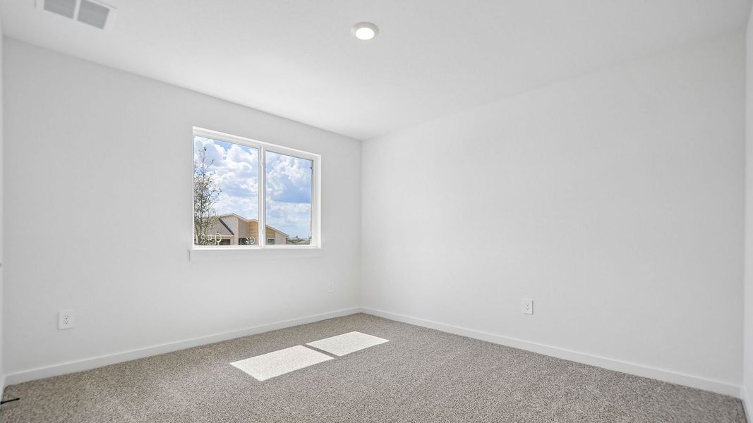 Spacious, unfurnished interior of a new home in Trails at Wildhorse, Austin (Image 30).