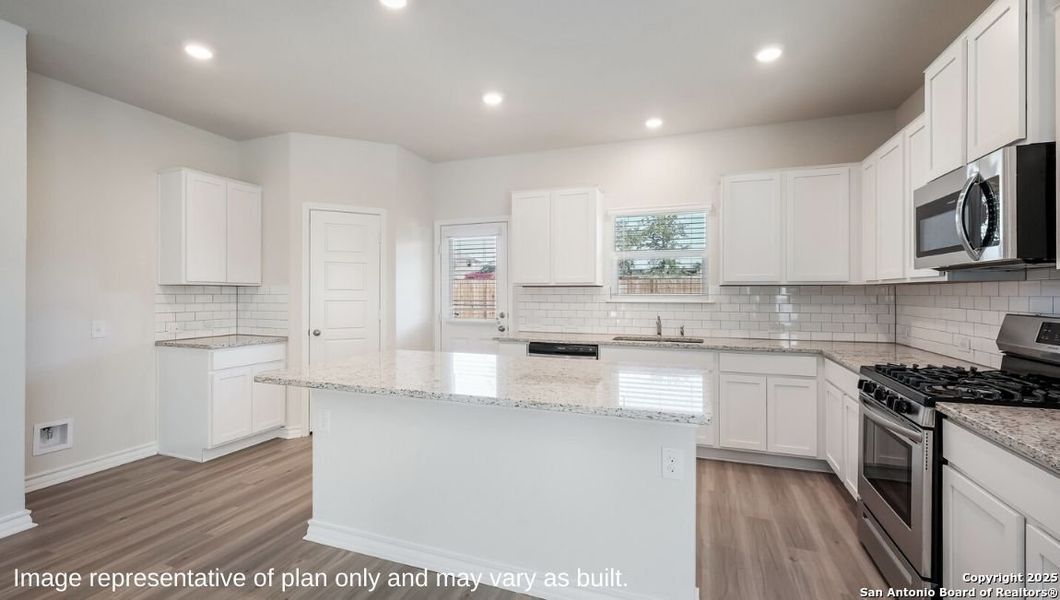 Furnished interior view inside a new home in Brookstone Creek, San Antonio (Image 4).