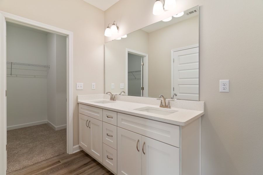 Furnished interior in a model home at Homewood Estates in Crestview (Image 23).