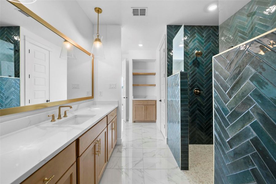 Furnished interior view inside a new home in King Oaks, Salado (Image 11). Furnished interior view inside a new home in King Oaks, Salado (Image 11).