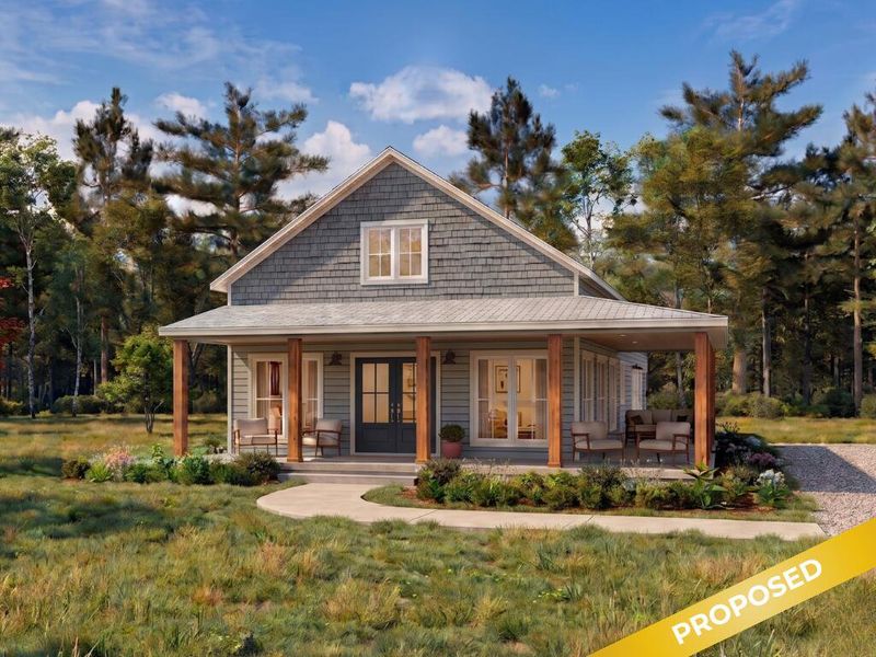 Front exterior of a new home in , Harleyville, SC, highlighting curb appeal (Image 1). Front exterior of a new home in , Harleyville, SC, highlighting curb appeal (Image 1).