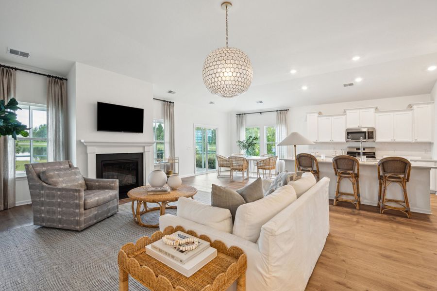 Furnished interior view inside a new home in , Summerville (Image 29). Furnished interior view inside a new home in , Summerville (Image 29).