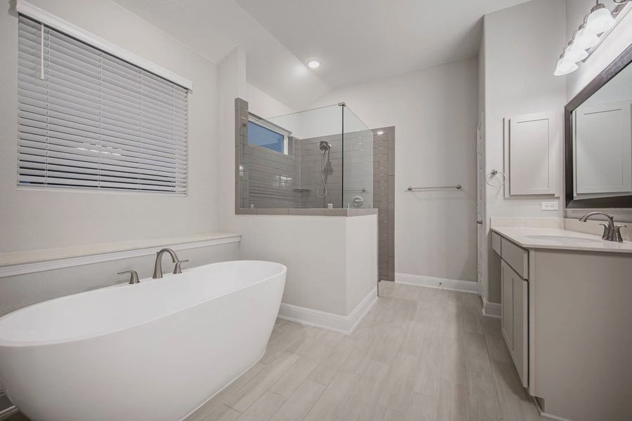 Representative furnished interior of a home built from the Calvin by Chesmar Homes in Heimer Estates at Garden Ridge, Fulshear (Image 8).