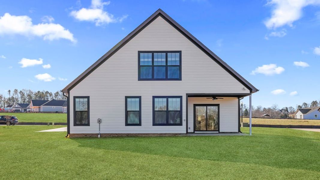 Representative exterior details of a home built from the Crestone by D.R. Horton in Blue Ridge Trail, Fountain Inn (Image 3).