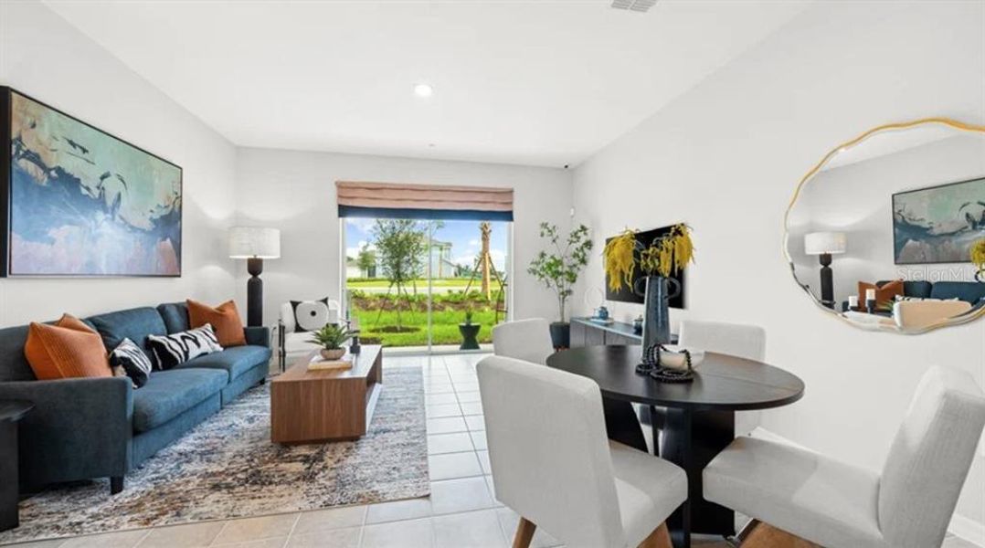 Furnished interior view inside a new home in The Townhomes at Westview, Kissimmee (Image 12).