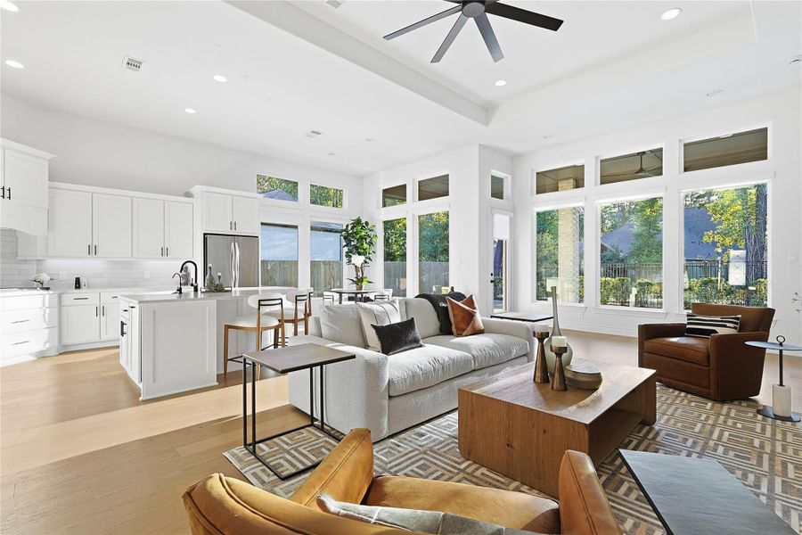 Furnished interior view inside a new home in , Porter (Image 26).