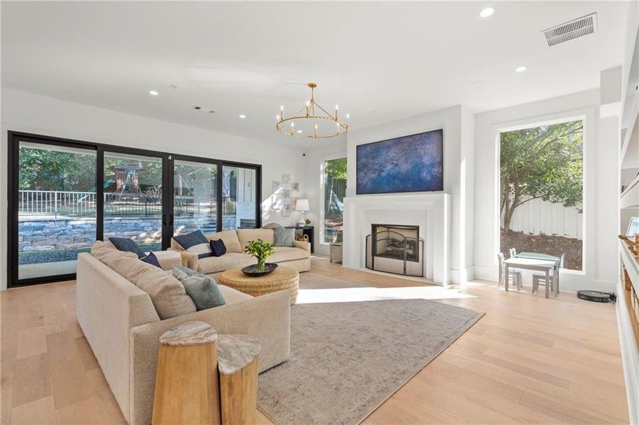 Furnished interior view inside a new home in , Brookhaven (Image 17).
