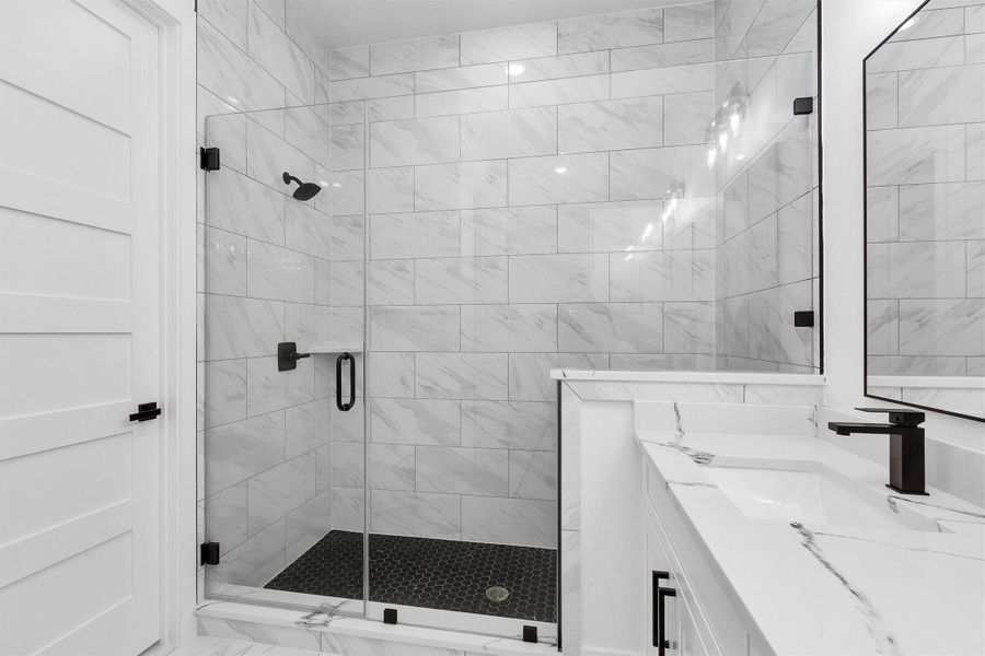 Furnished interior view inside a new home in , Houston (Image 34).