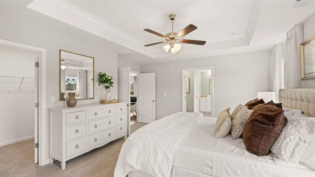 Furnished interior view inside a new home in Heritage Pointe, Senoia (Image 29).