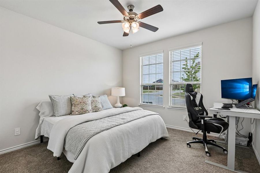 Furnished interior view inside a new home in Silverado, Aubrey (Image 9).