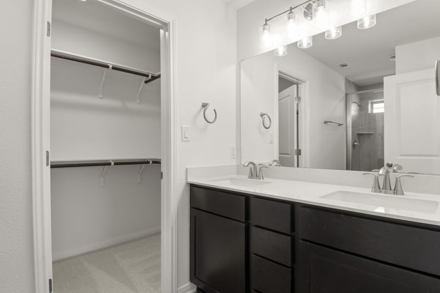 Furnished interior view inside a new home in Blanco Vista, San Marcos (Image 18).