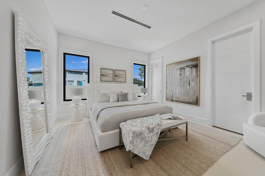 Furnished interior view inside a new home in , Fort Lauderdale (Image 9).