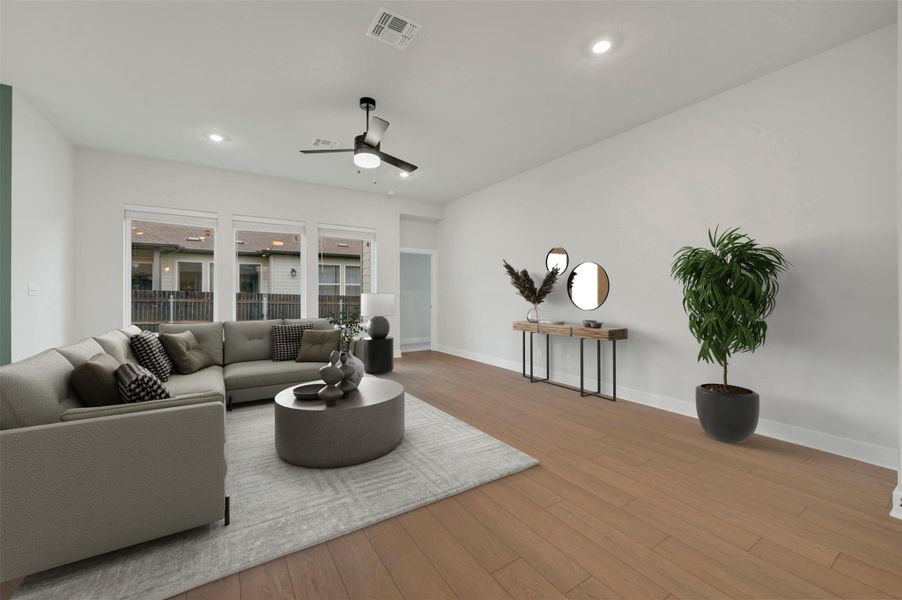 Family Room (Staged) Family Room (Staged)