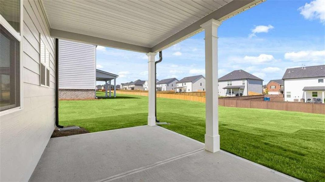 Exterior details and patio area of a home in Independence, Loganville (Image 4).