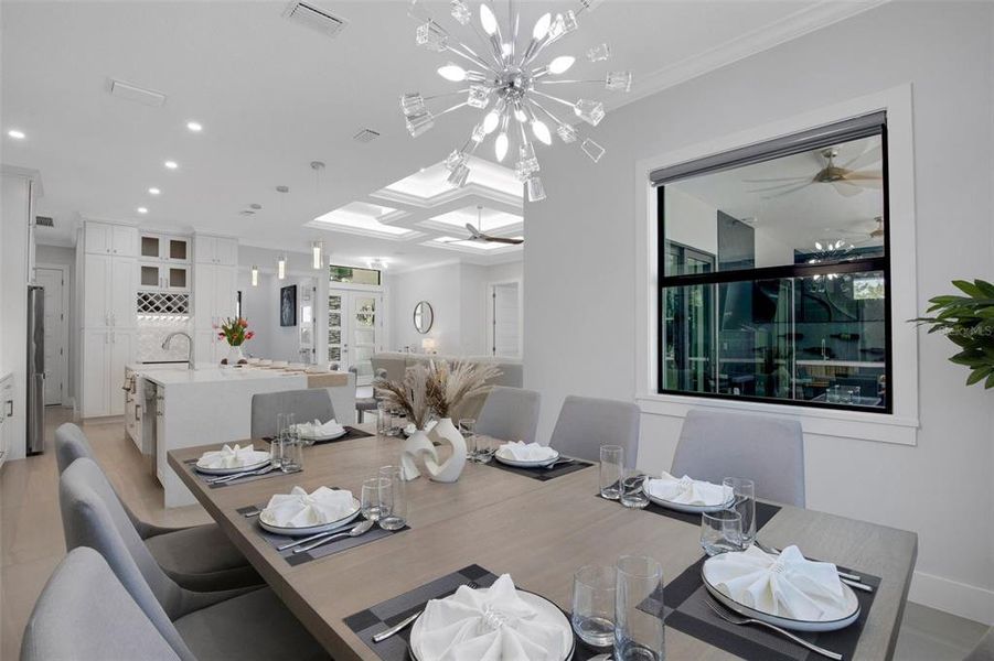 Furnished interior view inside a new home in , Nokomis (Image 15).