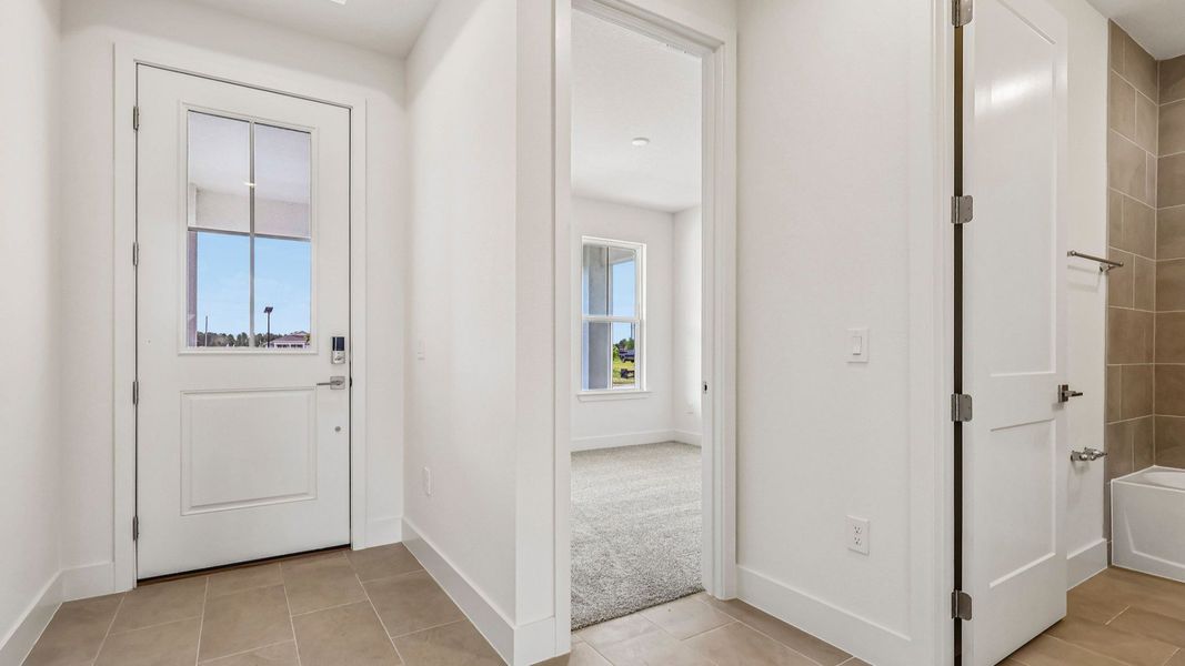 Longleaf Floor Plan Interior Entry by DRB Homes in Trailside New Homes in Mount Dora Fl Longleaf Floor Plan Interior Entry by DRB Homes in Trailside New Homes in Mount Dora Fl