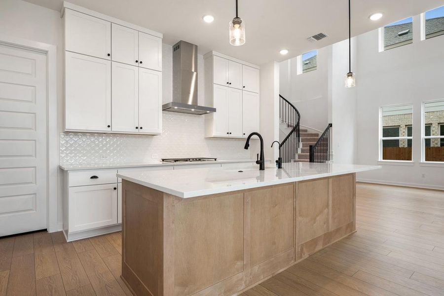 Furnished interior view inside a new home in Heritage, Dripping Springs (Image 8).
