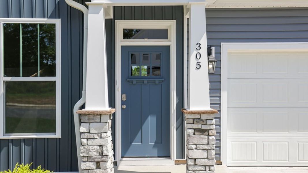 Exterior details and patio area of a home in River Trace, Simpsonville (Image 3). Exterior details and patio area of a home in River Trace, Simpsonville (Image 3).
