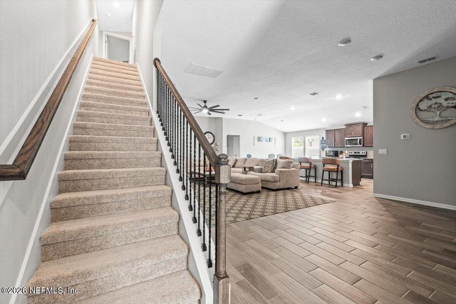 Furnished interior view inside a new home in Pecan Ridge, Jacksonville (Image 33).
