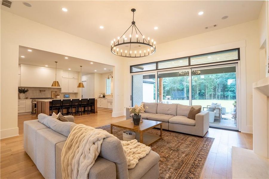 Furnished interior view inside a new home in , Maysville (Image 33).