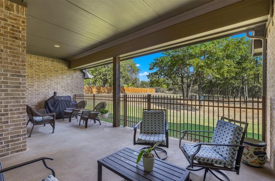 Exterior details and patio area of a home in Crystal Springs Estates, Alvarado (Image 3). Exterior details and patio area of a home in Crystal Springs Estates, Alvarado (Image 3).