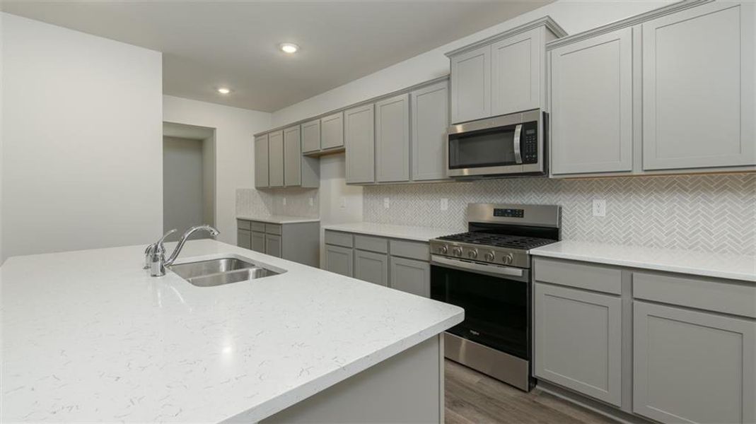 Furnished interior view inside a new home in Brooks Station, Dacula (Image 3).