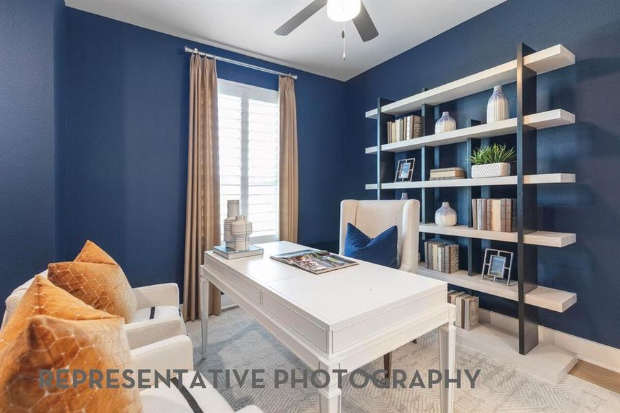 Furnished interior view inside a new home in Goodland, Midlothian (Image 6).