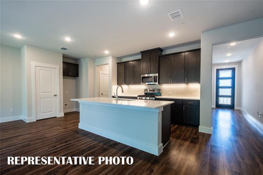 The only thing this dream kitchen is missing is you!  REPRESENTATIVE PHOTO