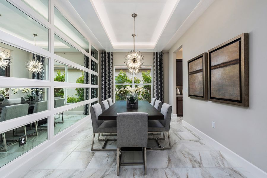 Representative furnished interior of a home built from the Julia by GL Homes in Valencia Parc at Riverland, Port St. Lucie (Image 11).
