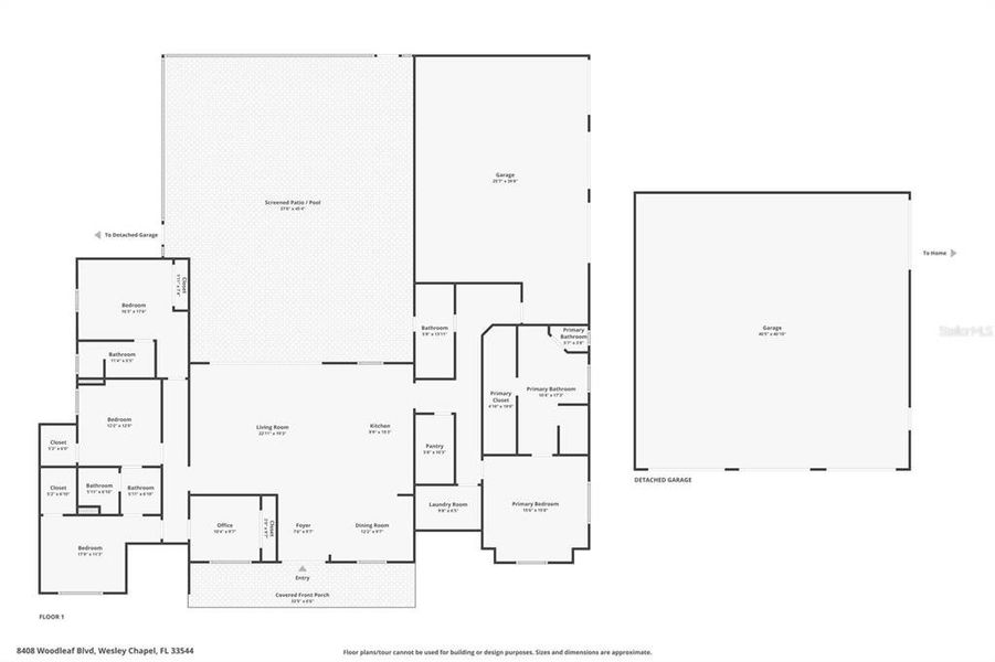 2D floor plan layout of this home in , Wesley Chapel, FL (Image 5).