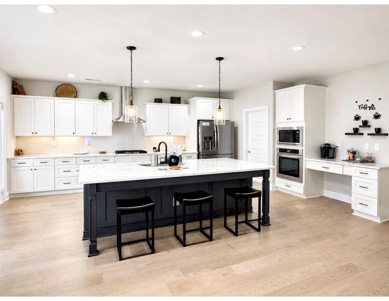 Furnished interior view inside a new home in , Atlanta (Image 4).
