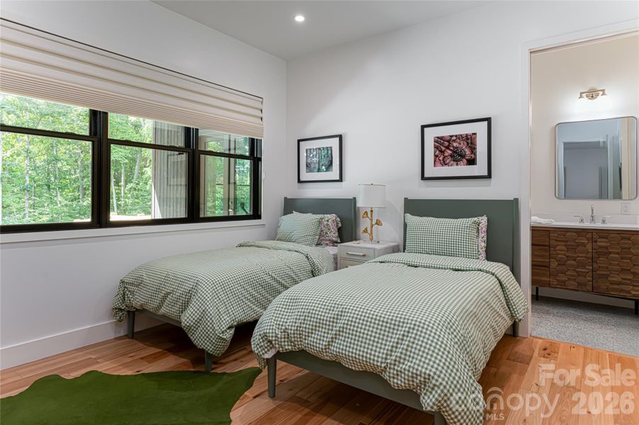 Furnished interior view inside a new home in , Weaverville (Image 30).