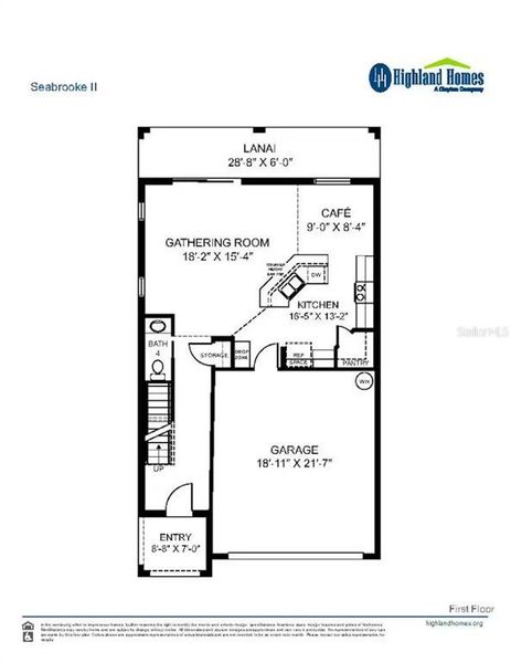 2D floor plan layout of this home in Jackson Crossing, Palmetto, FL (Image 2). 2D floor plan layout of this home in Jackson Crossing, Palmetto, FL (Image 2).