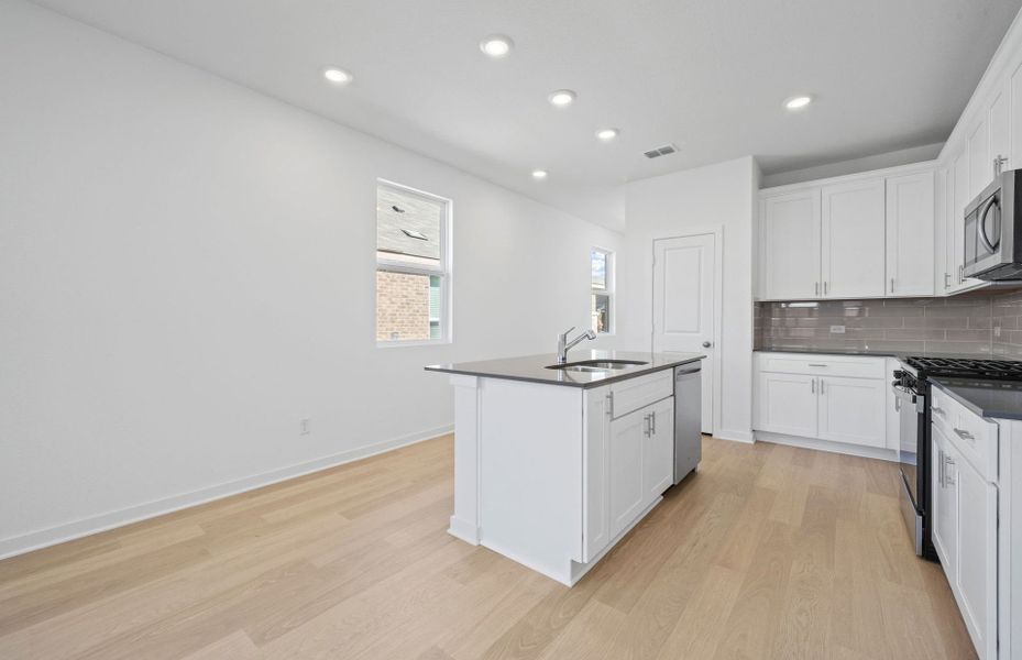 Furnished interior view inside a new home in Larson Crossing, Elgin (Image 7). Furnished interior view inside a new home in Larson Crossing, Elgin (Image 7).