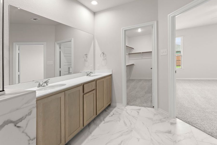 Front exterior of a new home in Creekside Ranch, Blue Ridge, TX, highlighting curb appeal (Image 21).