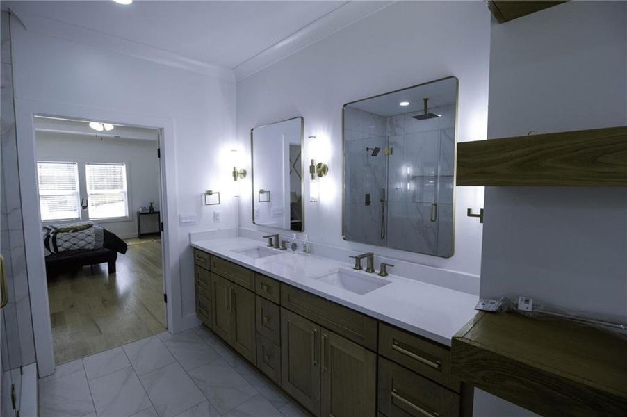 Furnished interior view inside a new home in , Loganville (Image 43).