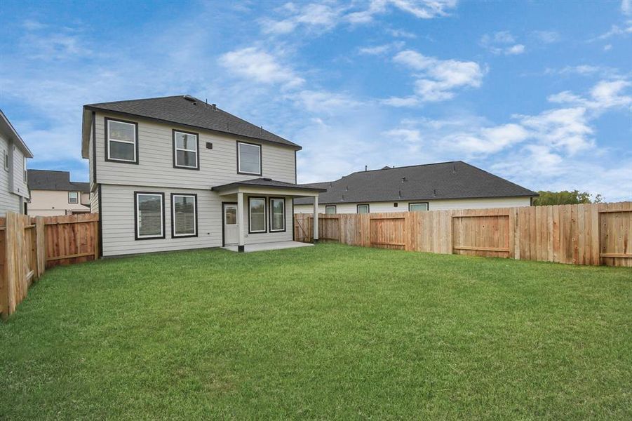 Backyard retreat, offering an abundance of space for kids to play and explore. The possibilities are endless in this outdoor haven, where the joy of open-air activities and family gatherings awaits.