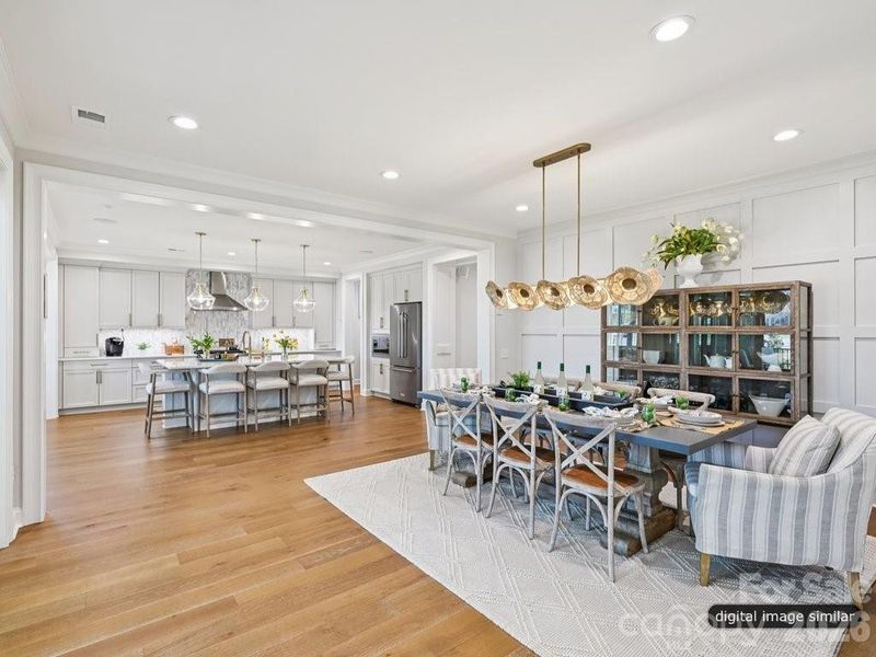 Furnished interior view inside a new home in , Charlotte (Image 14). Furnished interior view inside a new home in , Charlotte (Image 14).