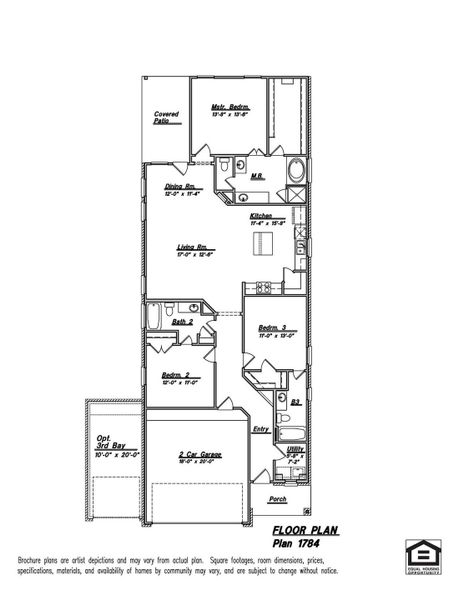 2D floor plan layout of this home in , Iowa Colony, TX (Image 6).