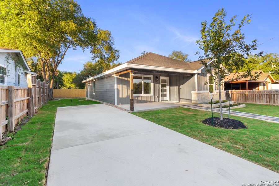 Exterior details and patio area of a home in , San Antonio (Image 22). Exterior details and patio area of a home in , San Antonio (Image 22).