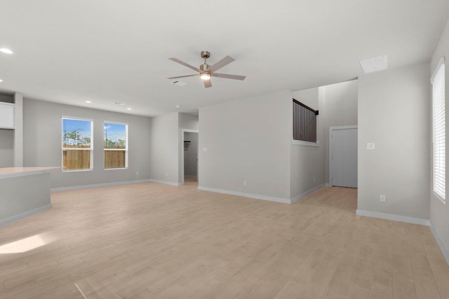 Spacious, unfurnished interior of a new home in Cypresswood Landing, Humble (Image 18).