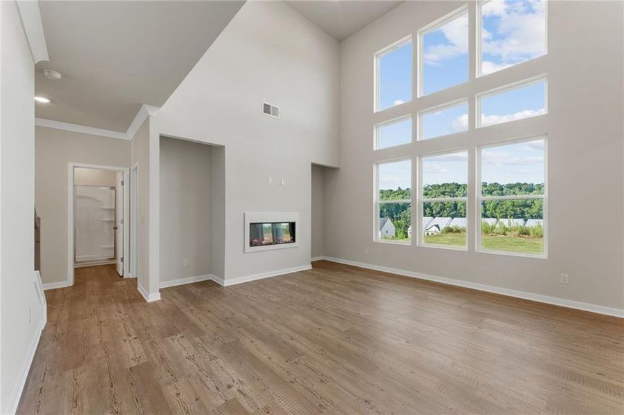 Spacious, unfurnished interior of a new home in The Estates at Gainesville Township, Gainesville (Image 15).