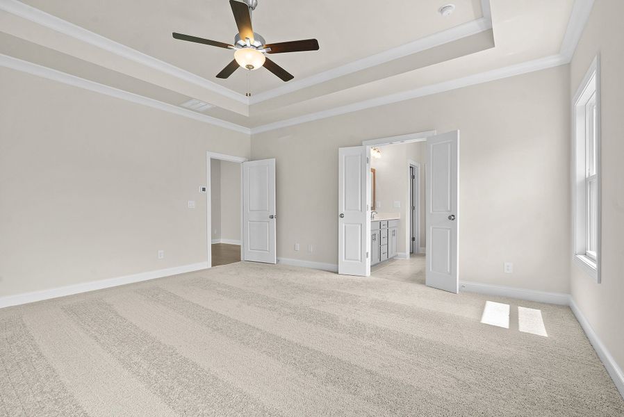 Representative unfurnished interior of a home built from the The Carter by The Providence Group in Aberdeen, Hoschton (Image 47).
