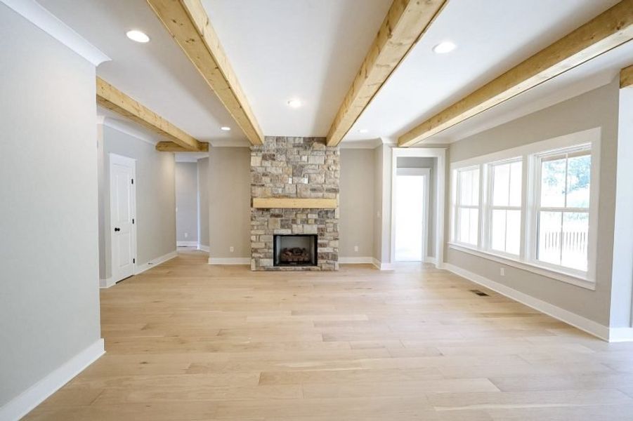 Spacious, unfurnished interior of a new home in Baker Road, Birchwood (Image 62).