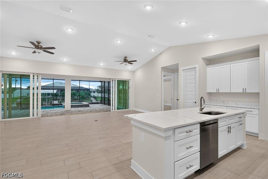 Furnished interior view inside a new home in Cape Coral, Cape Coral (Image 9). Furnished interior view inside a new home in Cape Coral, Cape Coral (Image 9).