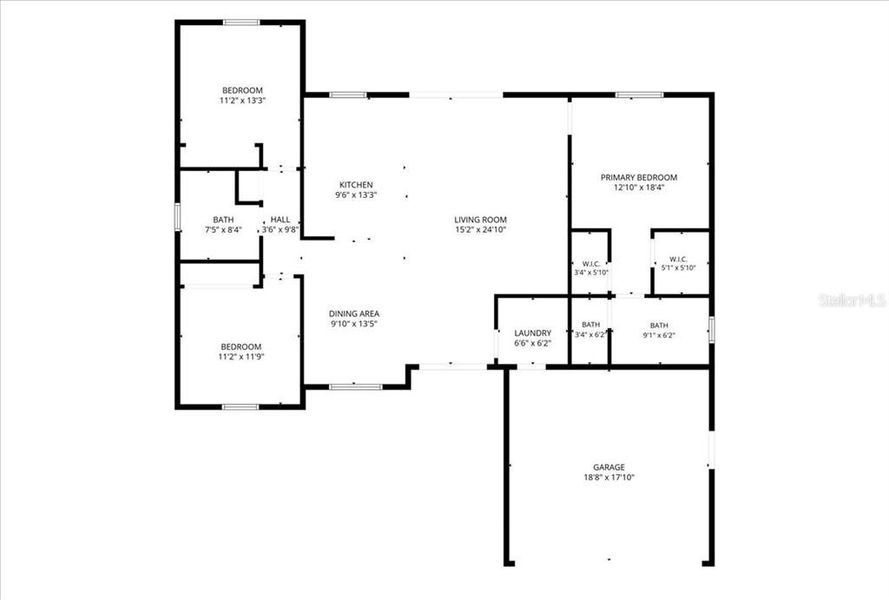 2D floor plan layout of this home in , Port Charlotte, FL (Image 5). 2D floor plan layout of this home in , Port Charlotte, FL (Image 5).