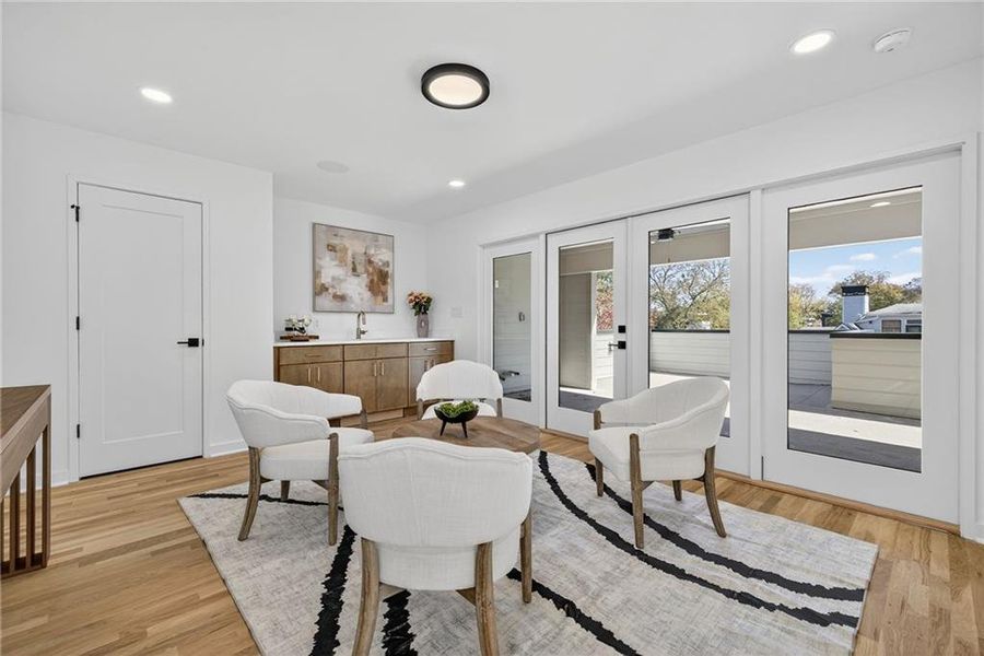 Furnished interior view inside a new home in , Atlanta (Image 15).